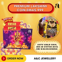 Syiling Emas Lakshmi Premium 999 0.1gm-Sold 1Pcs = RM10 Kuil