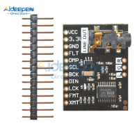 PCM5102A DAC Sound Card Board PCM5102 pHAT 3.5mm Stereo Jack 24Bits Digital Audio Module Beyond ES9023 PCM1794A For Raspberry Pi