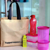 Set Bekas Susu Tupperware