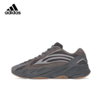 Original Adidas Yeezy 700 V2"Geode" Black Color Men's and Women's Unisex Casual Classic Running Retro Sneakers Shoes EG6860