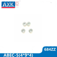 AXK 684ZZ ABEC-5 (100PCS) 4x9x4mm Miniature Ball Bearings 618/4ZZ EMQ Z3V3
