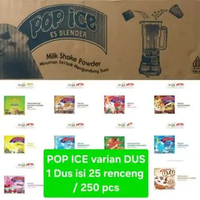 TERMURAH 1 Dus POP Ice isi 25 Renceng / 250 Pcs Es Doger