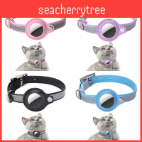 Cat Collar Reflective With Airtag Holder Anti Lost Tracking GPS Tracker Compatible Neckband For Outd