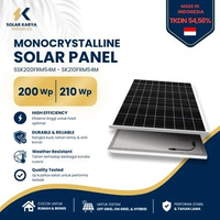 *Solar Panel Surya Monocrystalline 200 WP β 210 WP Solar Karya Indonesia* 200 WP (TKDN)