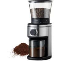Ollygrin Coffee Grinder Electric Burr Mill, Conical Burr Espresso Coffee Grinder Coffee Bean Grinder With 30 Adjustable Settings