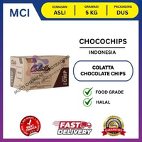 COLATTA CHOCOCHIPS DARK / COKLAT CHIP COLATTA /CHOCO CHIPS - 1 DUS 5 KG