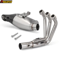 For Yamaha MT-09 Tracer FJ-09 2015-2017 RACER 900/900GT 2018-2020 Motorcycle Exhaust Full System Header Front Pipe Carbon Pot