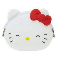 【震撼精品百貨】Hello Kitty 凱蒂貓~ HELLO KITTY 矽膠臉型零錢包(紅)*77710