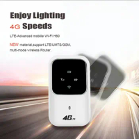 4G Wireless Router Mobile Portable Wi-Fi Car Sharing Device With Sim Card Slot Router Unlimited Router Unlocked WiFi Modem