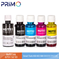 70ml 90ml 135ml Dye GT51 GT52 Pigment GT53 Refill Ink for HP GT 5810 5820 5822 Smart Tank 450 455 500 510 515 516 519 530 559