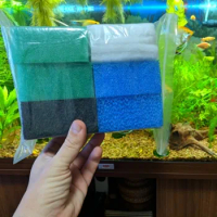 Set Compatible Aquarium Filter Sponge for Juwel Compact / BioFlow 3.0 (1 x Fine, 1 x Coarse, 2 x Carbon, 2 x Nitrate, 5 x Poly)