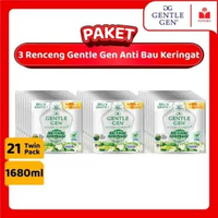 Paket 3 Gentle Gen Deterjen Cair Anti Bau Keringat Twinpack Sachet