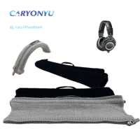 CARYONYU Headband Cover Compatible With Audio Technica ATH M50X, ATH M50XBT,ATH M40X ATH M30X Headphones Headband Weave Zipper