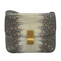 二手品 CELINE 蜥蜴皮Classicru肩背包