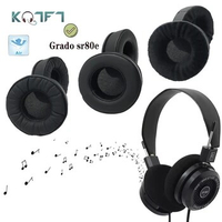 KQTFT Protein skin Velvet Replacement EarPads for Grado sr80e Headphones Ear Pads Parts Earmuff Cover Cushion Cups