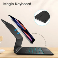 Charging Magic Keyboard Case for iPad Pro 11 iPad Air 4 10.9 Backlight Smart Connector Keyboard Smart Cover