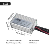 JN Controller 15A Waterproof 36V/48V 250W/350W Brushless Hub Motor For Electric Bicycle Motor Brushless Controller