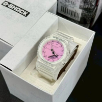 卡西歐 CASIO mini G-SHOCK G SHOCK GSHOCK 200米防水 透明白粉紅色 GMAP2100 GMAP2100SR GMA-P2100 GMA-P2100SR GMA-P2