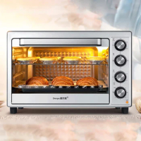 48L Large Capacity Bread Baking Ovens Household Rotary BBQ Electric Grills Pizza Oven Bakery Electric Ovens Kitchen Appliances