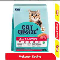 CAT CHOIZE+ Makanan Kucing Kering Tuna & Salmon 500 g