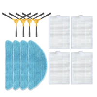 For Okami R120 Side Brush Hepa Filter Mop Cloths Robot Vacuum Cleaner Replacement Accessories Spare Part