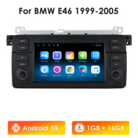 2 Din Android 10 AutoRadio Car Multimedia Player Stereo For BMW E46 M3 Rover75 MG ZT GPS Navigation DSP 2G RAM Quad Core Wifi FM