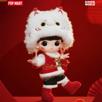 POP MART Dimoo Fortune Cat Action Figure BJD Toy Cute Doll CNY Gift