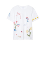 เสื้อยืดผู้หญิง รุ่น W2R-232V-TP5173-01 สีขาว