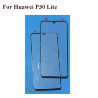 For Huawei P30 Lite Front LCD Glass Lens touchscreen For Huawei P 30 Lite Touch screen Outer Screen Glass without flex p30lite