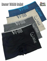 Vi&BB Celana Dalam Boxer Pria (3pcs 6pcs 12pcs) Katun Rajut Elastis Lembut CD Boxer Vi&BB Seamless L