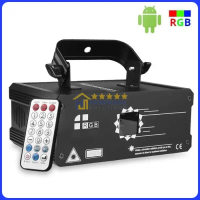 Lampu Proyektor Disco RGB Animation Laser DMX512 1W - F6A