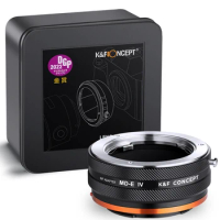 K&amp;F Concept Lens Adapter MD-NEX IV Manual Focus Compatible with Minolta Rokkor (SR/MD/MC) Lenses and Sony E Mount Camera
