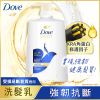 【Dove多芬】洗髮乳1000ml二入組 ​(強韌防斷/深層修護/輕潤保濕)-深層修護洗髮乳1000ml,2入