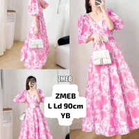 Dress zimmerman Dress sangat mewah kain lembut Menggunakan lapis varian warna cantik
