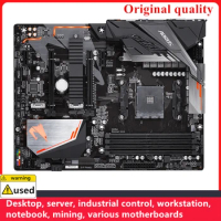 For B450 AORUS ELITE Motherboards Socket AM4 DDR4 128GB For AMD B450 Desktop Mainboard M,2 NVME USB3.0