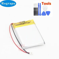 New 3.7V Li-Polymer Battery For XDUOO X2 Player Accumulator with 2-wire Plug+tools