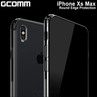 GCOMM iPhone XS Max Round Edge Protection 清透圓角防滑邊保護殼 清透明(iPhone XS Max)