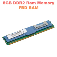 8GB DDR2 Ram Memory 667Mhz PC2 5300 FBD 240 Pins DIMM 1.7V Ram Memoria For FBD Server Memory