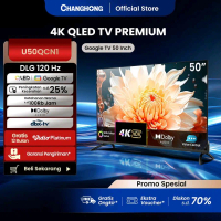 Changhong QLED TV 50inch DLG 120HZ 4K Google TV Smart TV Digital TV Dolby Audio DBX-TV Google Play (