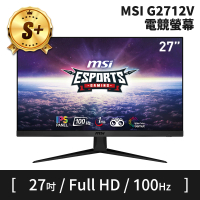 MSI 微星 S+ 級福利品 G2712V 27型 FHD 9S6-3CD41T-004 平面螢幕(原廠保固中)