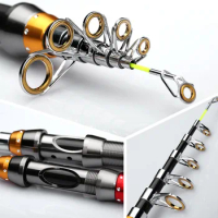Portable Rock Fishing Rod 1.8-3.6m Carp Rod Telescopic Sea Fishing Rod Carbon Fiber Surf Feeder Rod Spinning Rod Accessories