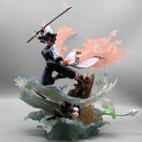 31cm Anime Demon Slayer Kochou Shinobu Figure Manga Statue Pvc Kimetsu No Yaiba Action Figurine Collectible Model Toy Gift