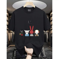 เสื้อยืด 1 ตัว ผ้าฝ้าย 100% ลาย Muppets 31 Minutes - คุณภาพสูง ระบายอากาศได้ดี เหมาะสำหรับการใช้งานใ