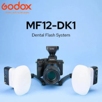Godox MF12-DK1 TTL Dental Macro Flash Dual MF12 2.4G Speedlite XProII Transmitter for Sony A6400 A7M4 A7R5 ZV-E10 Close-up Photo
