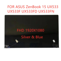 15.6''Original LCD Display FOR ASUS ZenBook 15 UX533 UX533F UX533FD UX533FN series LCD screen assembly upper part 1920x1080 FHD