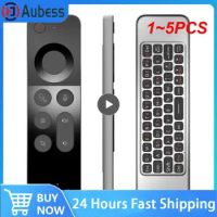 1~5PCS W3 Wireless Air Mouse Ultra-thin 2.4G IR Learning Smart Voice Remote Control With Gyroscope &amp; Full Keyboard For Android