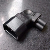 IEC 320 C14 male to C5 vertical Right angle Power adapter AC PLUG CONVERTER #WPT604