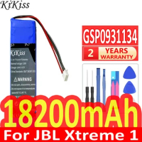 KiKiss 18200mAh GSP0931134 Speaker Battery for JBL XTREME/Xtreme 1/Xtreme1 Batteries Tracking Number with Tools