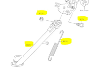Standar Samping Stand Side Kawasaki Ninja250SL Mono Z250SL Original