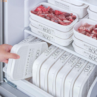食品級冰箱收納盒日式凍肉分裝盒一周備菜分格盒子冷凍保鮮盒
